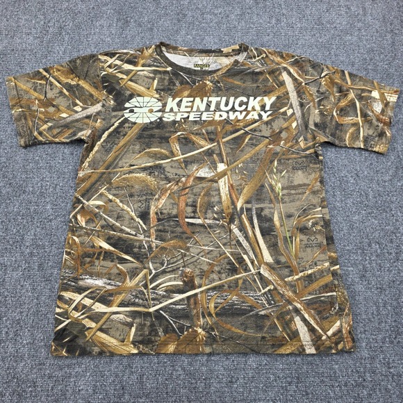 Kentucky Speedway Ranger Realtree Max Camo T-Shirt Mens Large‎ Racing - Picture 3 of 6